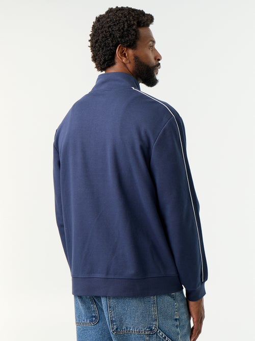 Sweatshirt de moletão com fecho - Kiabi