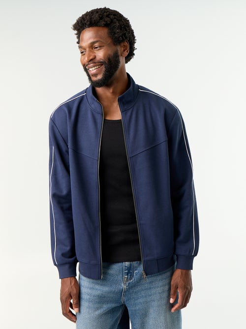 Sweatshirt de moletão com fecho - Kiabi