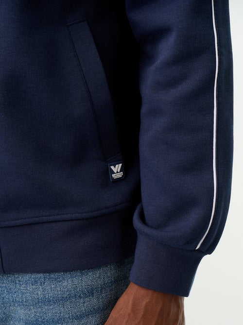 Sweatshirt de moletão com fecho - Kiabi