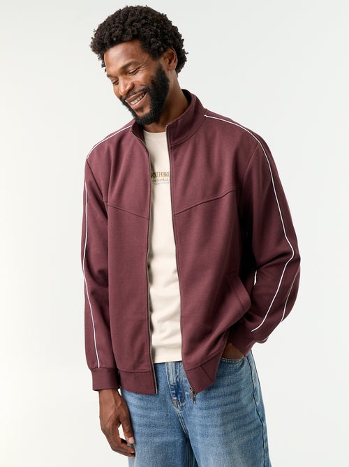 Sweatshirt de moletão com fecho - Kiabi Sweatshirt de moletão com fecho - Kiabi