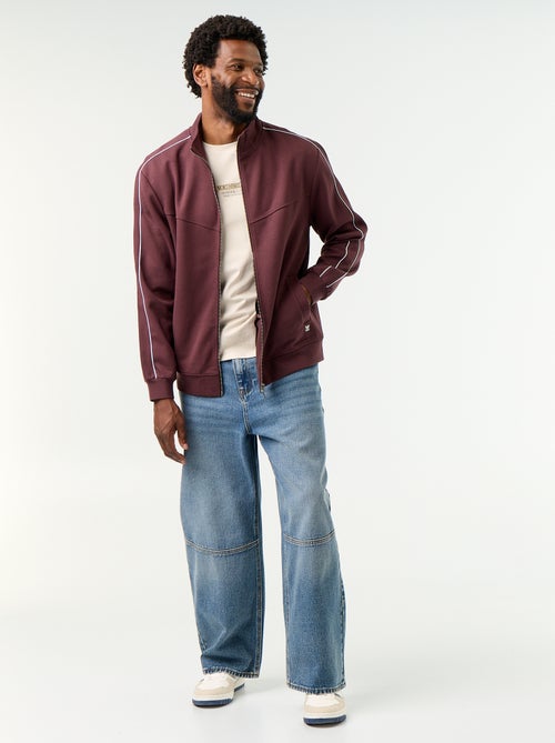 Sweatshirt de moletão com fecho - Kiabi Sweatshirt de moletão com fecho - Kiabi