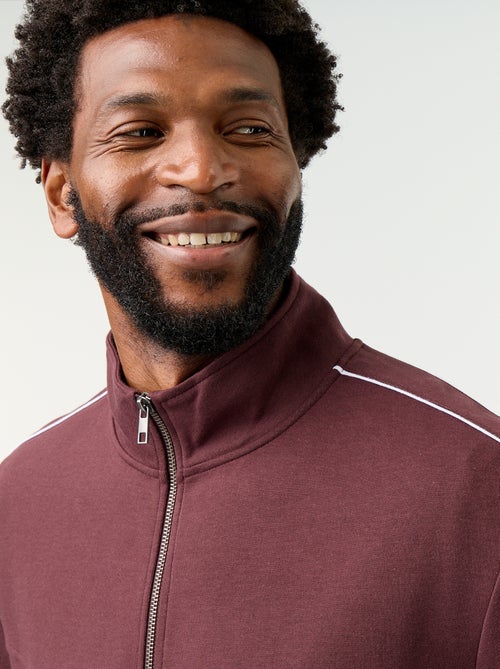 Sweatshirt de moletão com fecho - Kiabi Sweatshirt de moletão com fecho - Kiabi