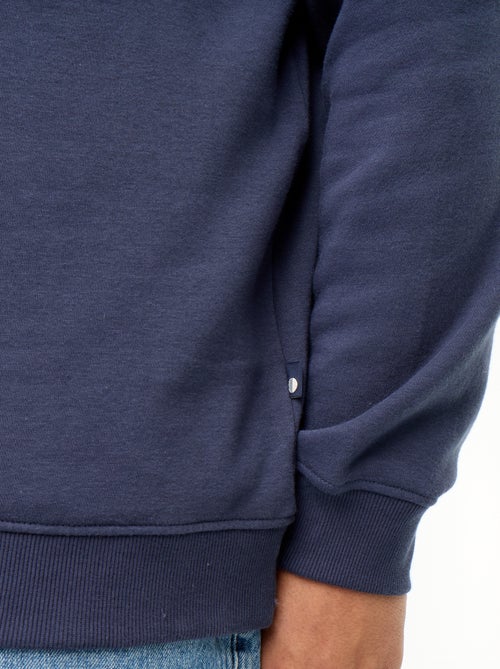 Sweatshirt de moletão com gola polo - Kiabi Sweatshirt de moletão com gola polo - Kiabi