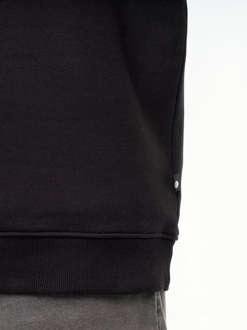 Sweatshirt de moletão com gola polo - Kiabi Sweatshirt de moletão com gola polo - Kiabi