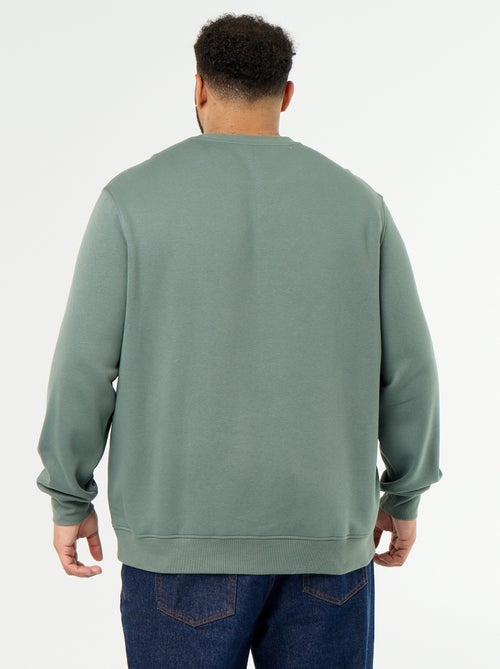 Sweatshirt de moletão com inscrição - Kiabi Sweatshirt de moletão com inscrição - Kiabi