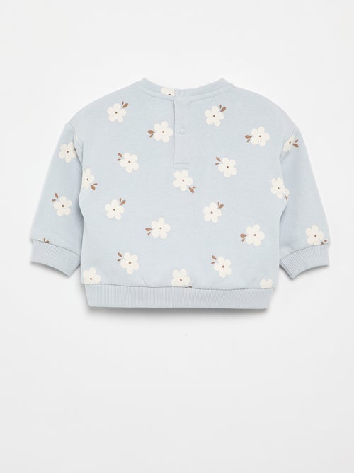 Sweatshirt de moletão estampada - Kiabi