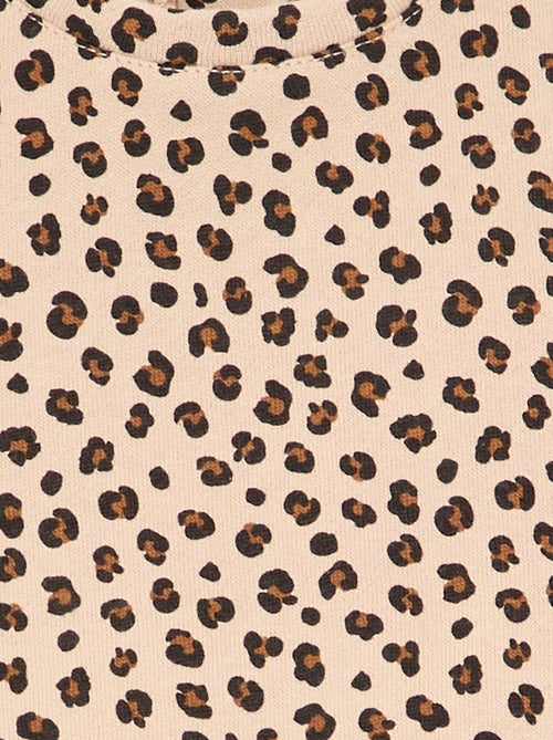Sweatshirt de moletão estampada - Kiabi