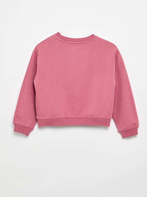 Sweatshirt de moletão estampado no peito - Kiabi Sweatshirt de moletão estampado no peito - Kiabi