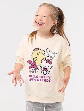 Sweatshirt de moletão \'Hello Kitty\' - coleção fácil de vestir