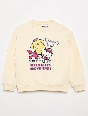 Sweatshirt de moletão \'Hello Kitty\' - coleção fácil de vestir