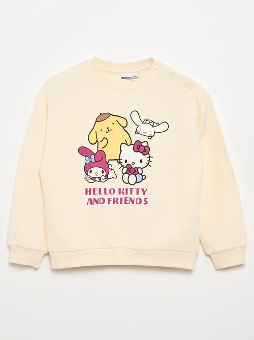 Sweatshirt de moletão \'Hello Kitty\' - coleção fácil de vestir - Kiabi