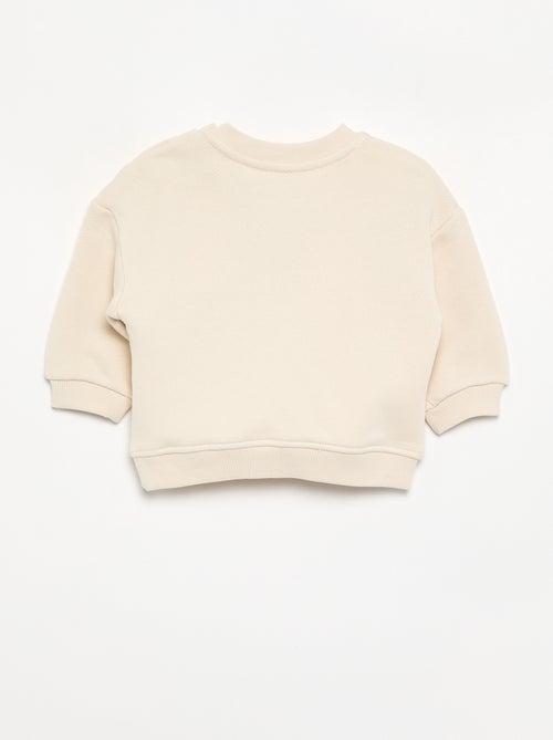 Sweatshirt de moletão leve estampada - Kiabi Sweatshirt de moletão leve estampada - Kiabi