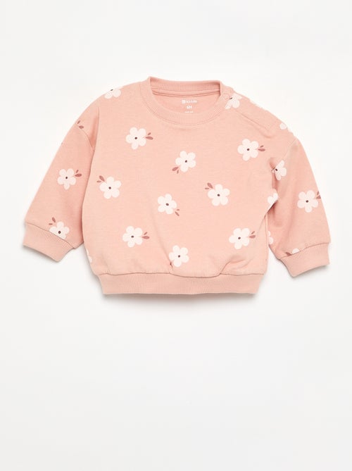 Sweatshirt de moletão leve estampada - Kiabi Sweatshirt de moletão leve estampada - Kiabi