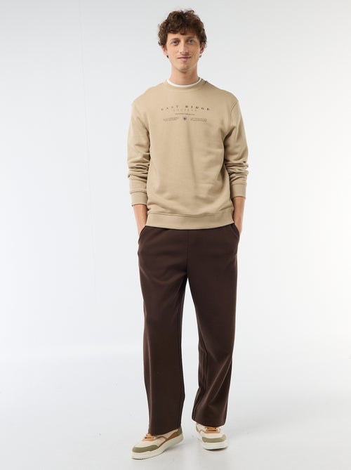 Sweatshirt de Moletom Leve com Estampa Frente e Verso - Kiabi