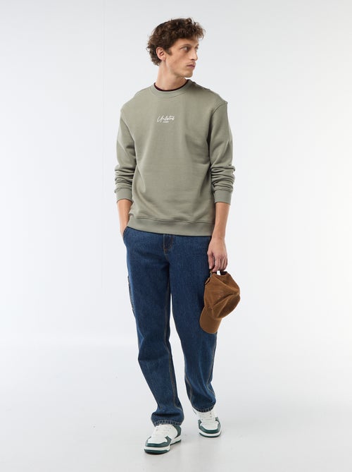 Sweatshirt de Moletom Leve com Estampa Frente e Verso - Kiabi