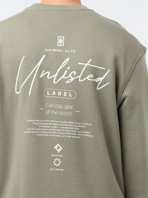 Sweatshirt de Moletom Leve com Estampa Frente e Verso - Kiabi