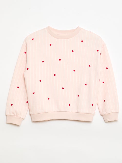 Sweatshirt de moletom leve com estampado - Kiabi