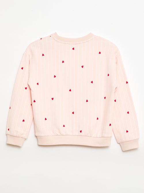Sweatshirt de moletom leve com estampado - Kiabi