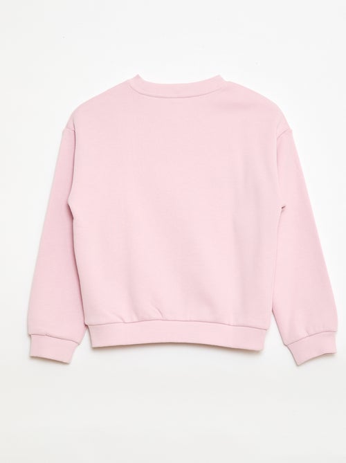 Sweatshirt de moletom leve com estampado - Kiabi