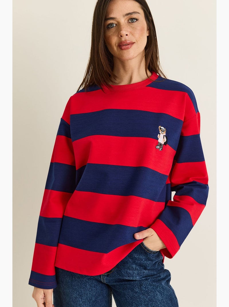 Sweatshirt de mulher lucci Vermelho - Kiabi