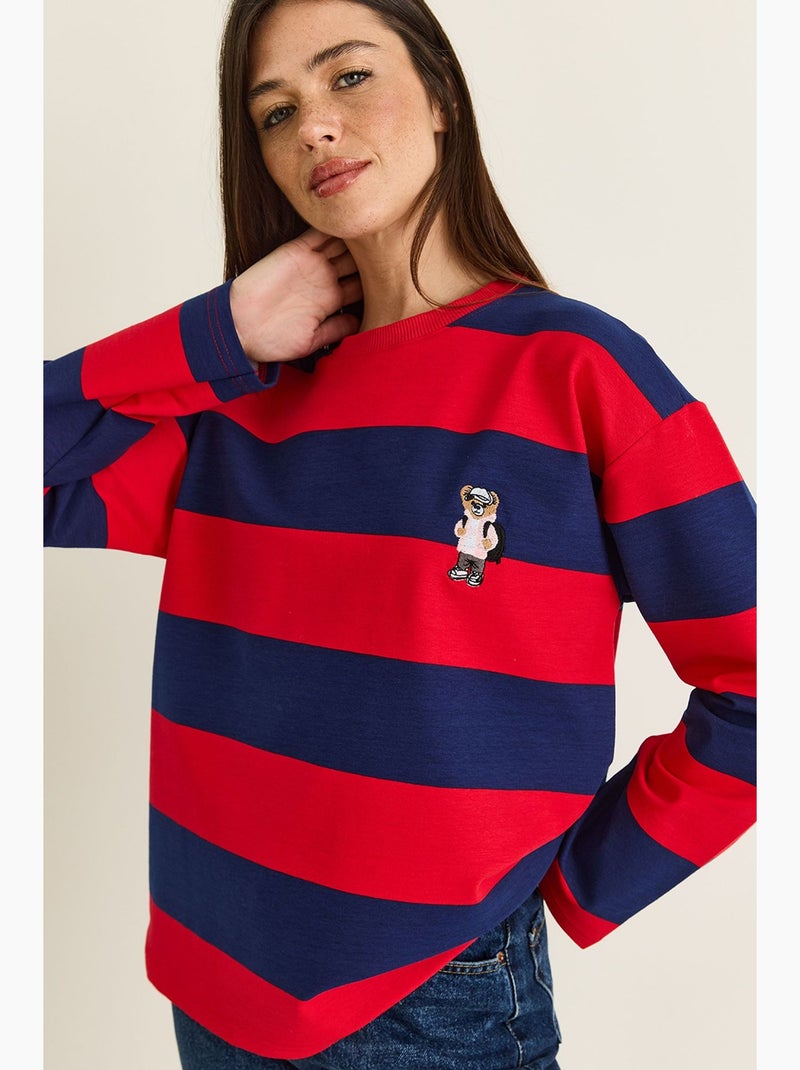 Sweatshirt de mulher lucci Vermelho - Kiabi