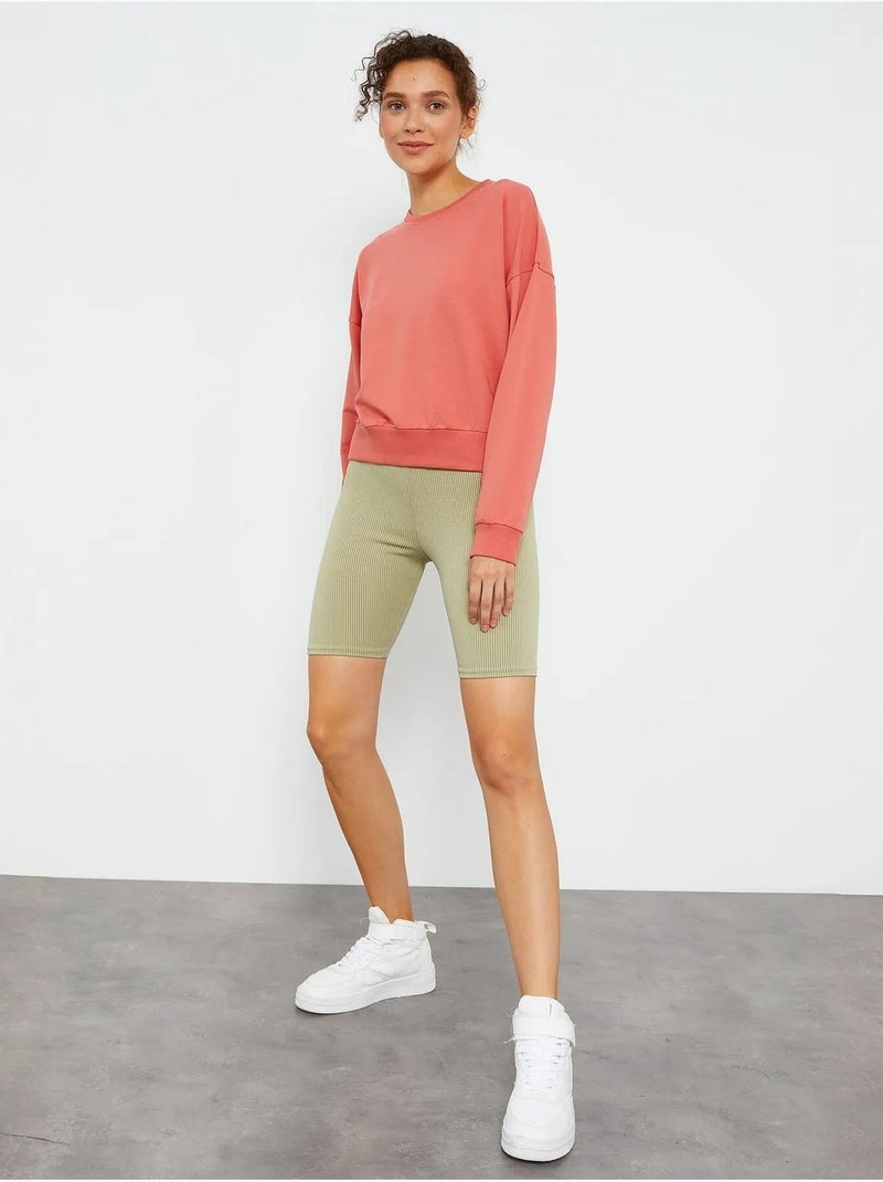 Sweatshirt de mulher relaxed com decote redondo tommy Laranja-claro - Kiabi
