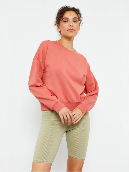 Sweatshirt de mulher relaxed com decote redondo tommy - Kiabi Sweatshirt de mulher relaxed com decote redondo tommy - Kiabi