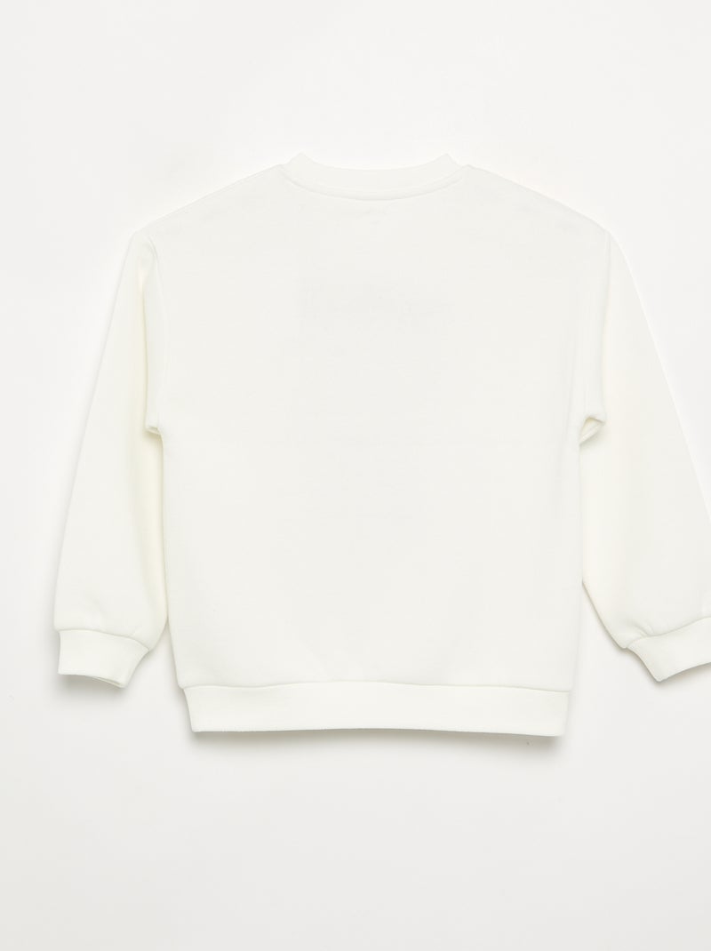 Sweatshirt de Natal com animação Branco - Kiabi