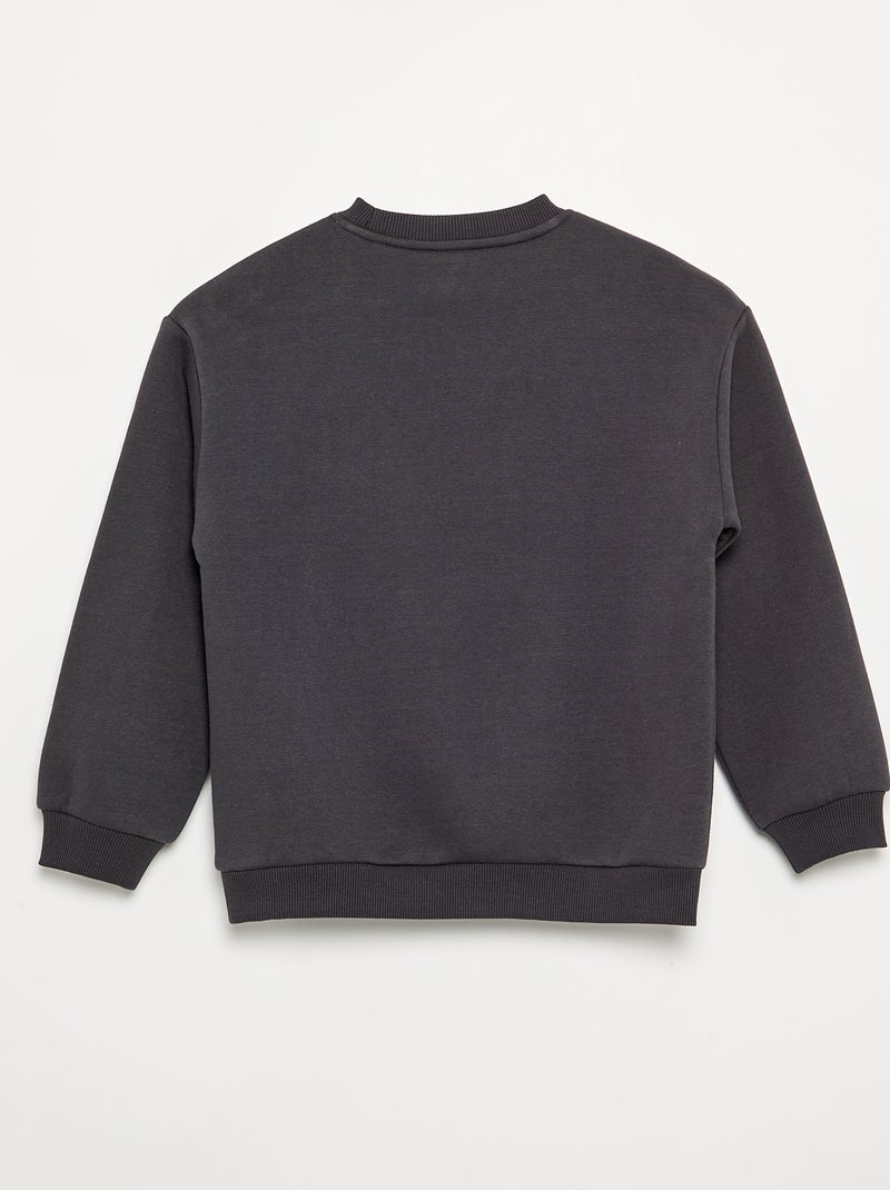 Sweatshirt de Natal com animação Cinzento escuro - Kiabi