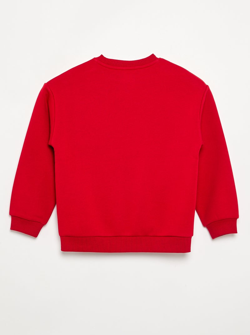 Sweatshirt de Natal com animação Vermelho - Kiabi