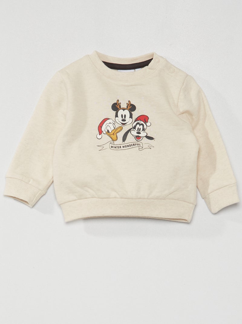 Sweatshirt de Natal 'Disney' BEGE - Kiabi