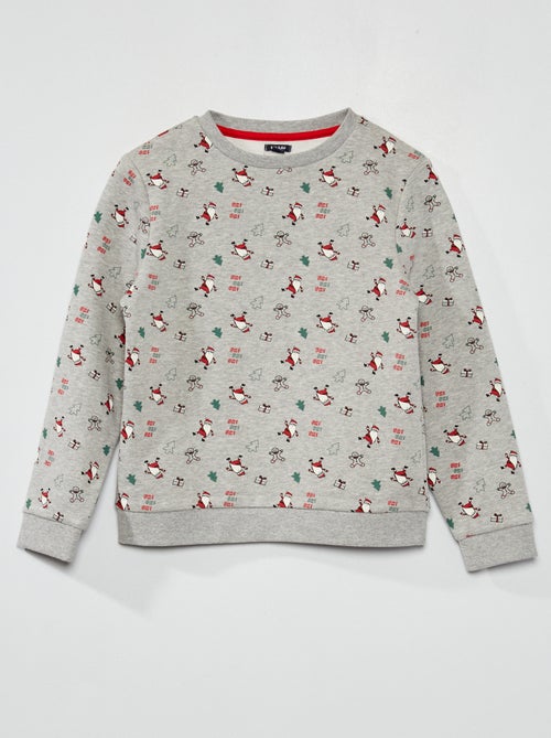 Sweatshirt de Natal matizada - Kiabi