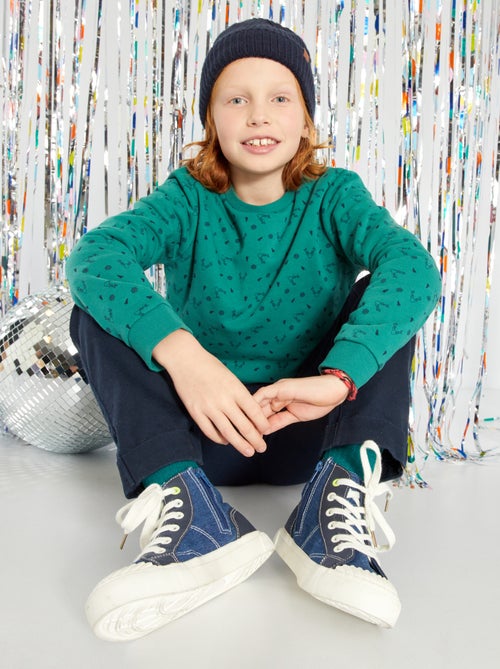 Sweatshirt de Natal matizada - Kiabi