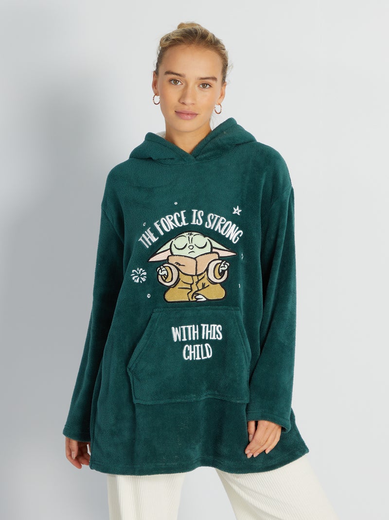 Sweatshirt de noite em malha polar 'Grogu' 'The Mandalorian' VERDE - Kiabi