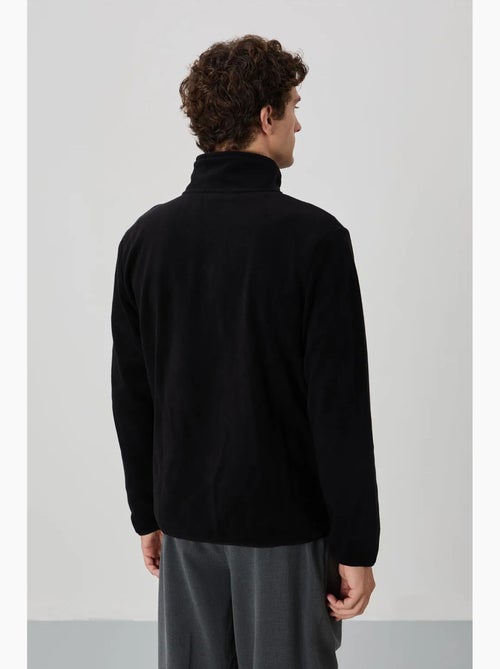 Sweatshirt de pelúcia com fecho de correr frontal para homem tommy - Kiabi Sweatshirt de pelúcia com fecho de correr frontal para homem tommy - Kiabi