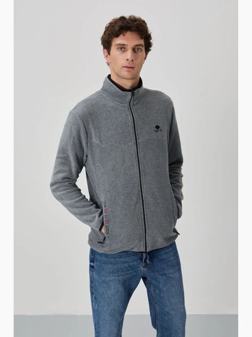 Sweatshirt de pelúcia com fecho de correr frontal para homem tommy - Kiabi Sweatshirt de pelúcia com fecho de correr frontal para homem tommy - Kiabi