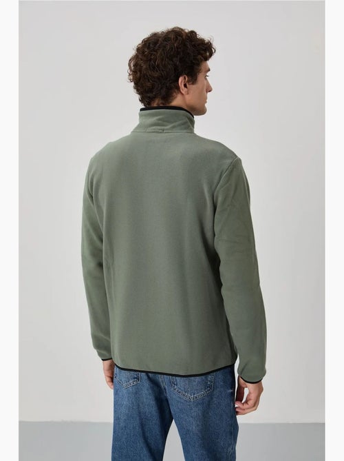 Sweatshirt de pelúcia com fecho de correr frontal para homem tommy - Kiabi Sweatshirt de pelúcia com fecho de correr frontal para homem tommy - Kiabi