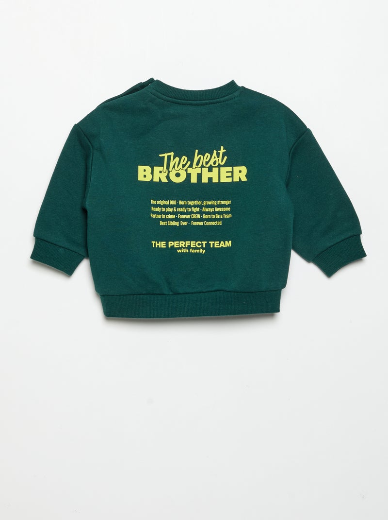 Sweatshirt de polar Verde - Kiabi