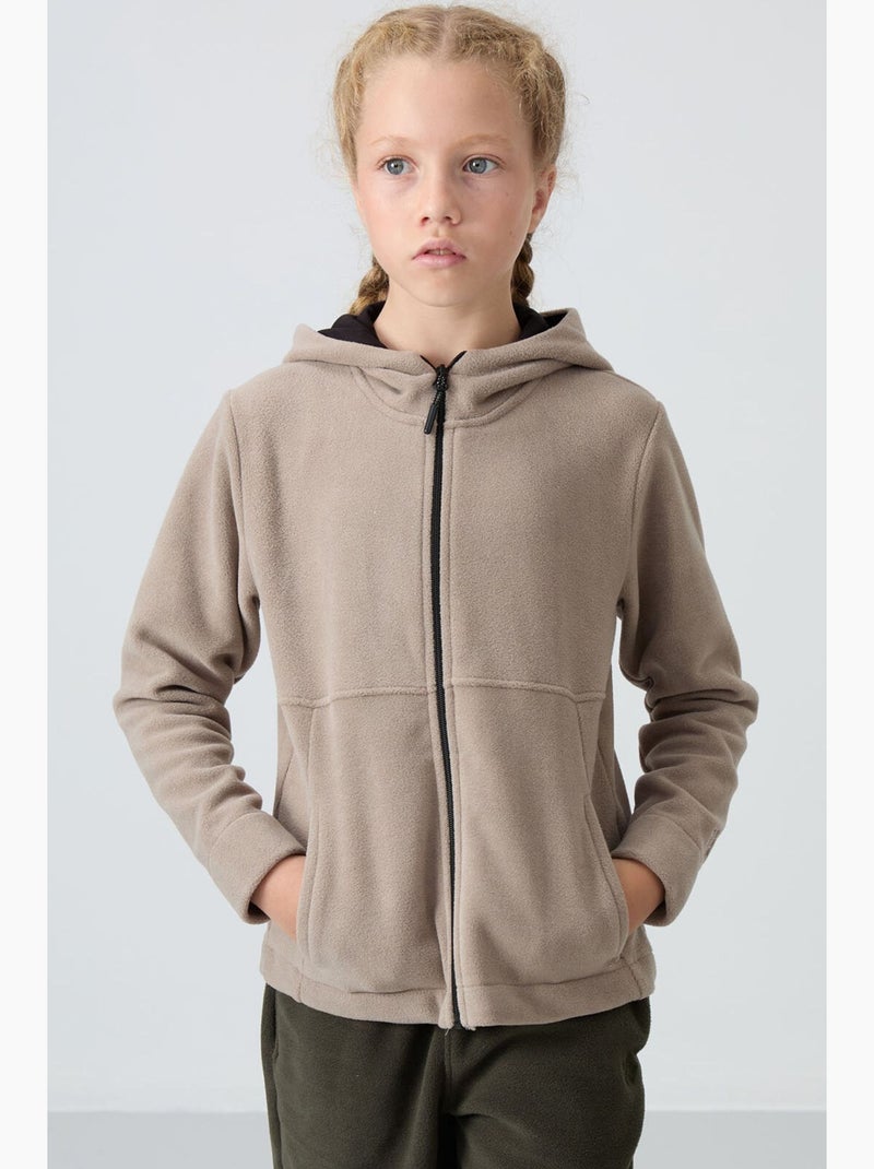 Sweatshirt de poliéster tommy Bege-argila - Kiabi