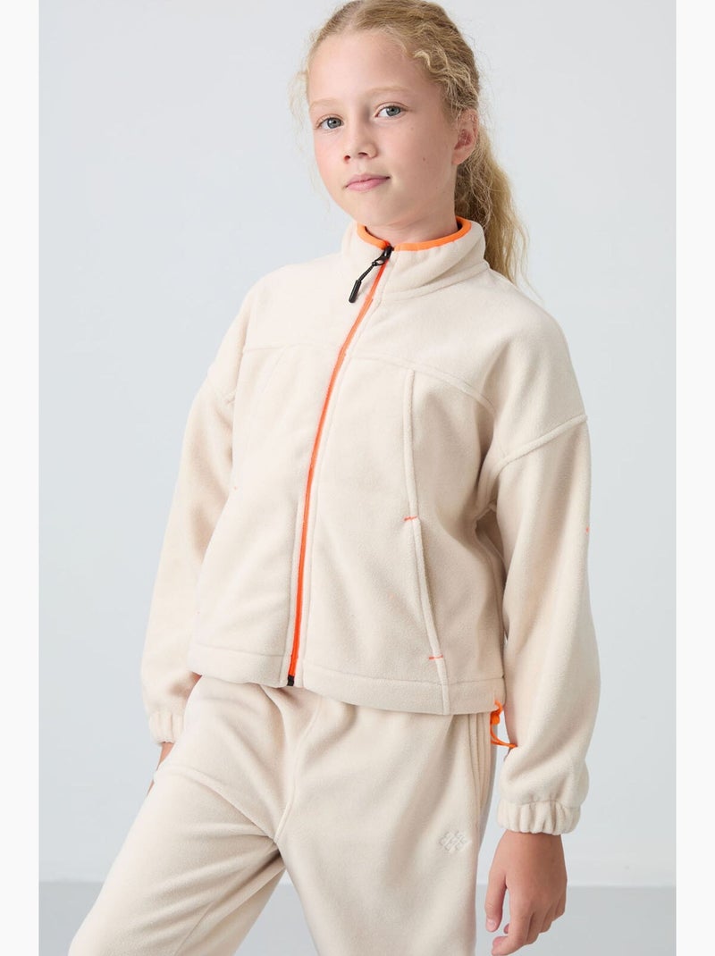Sweatshirt de poliéster tommy Bege-argila - Kiabi