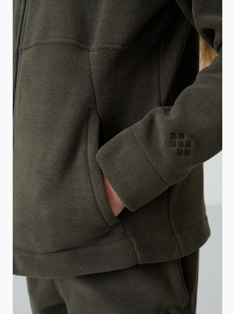 Sweatshirt de poliéster tommy Cáqui - Kiabi