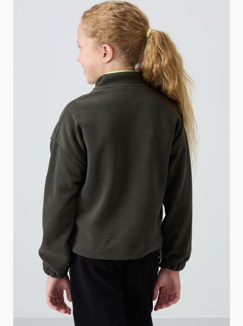 Sweatshirt de poliéster tommy Cáqui - Kiabi