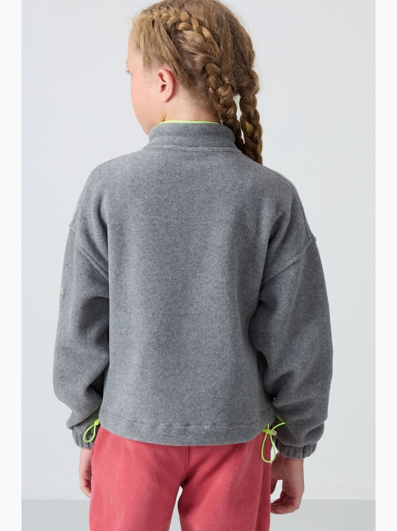 Sweatshirt de poliéster tommy Cinza escuro - Kiabi