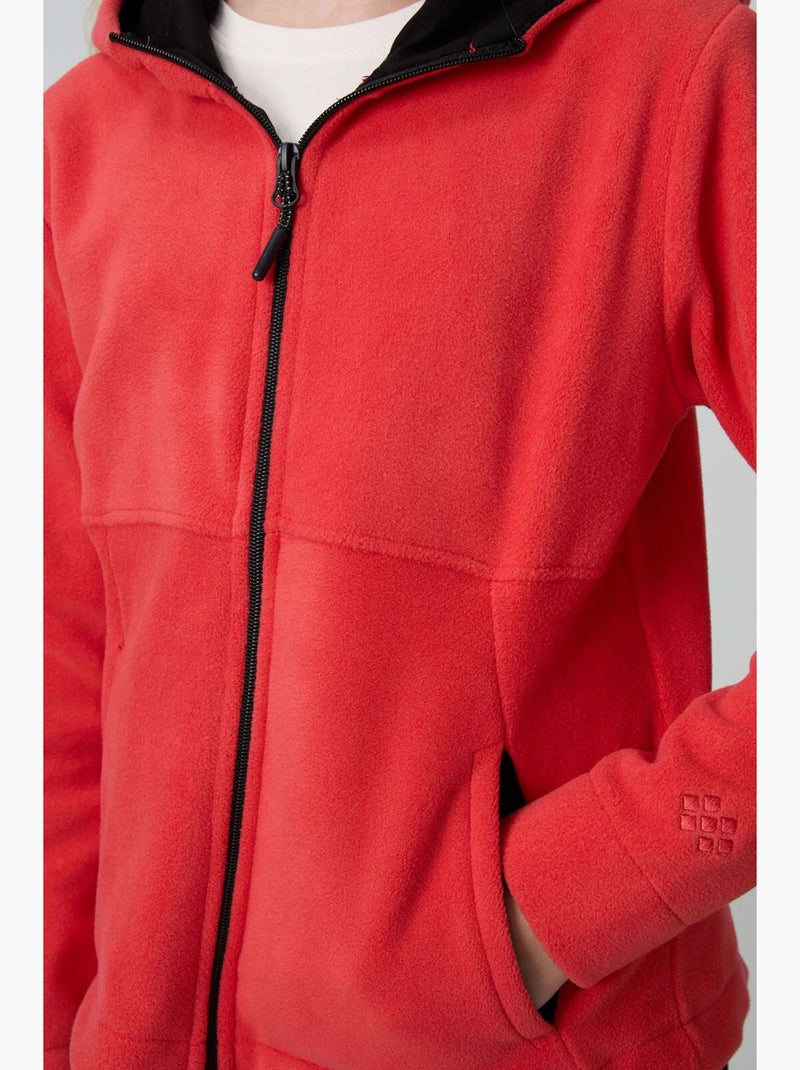 Sweatshirt de poliéster tommy Vermelho - Kiabi