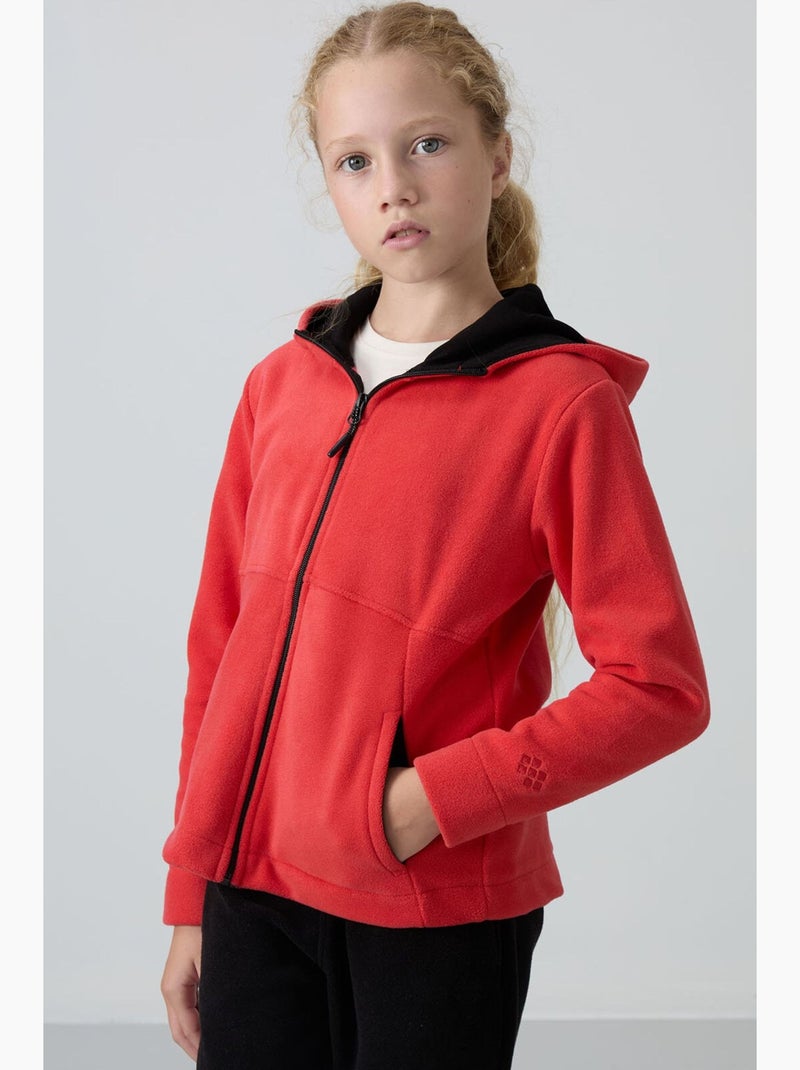 Sweatshirt de poliéster tommy Vermelho - Kiabi