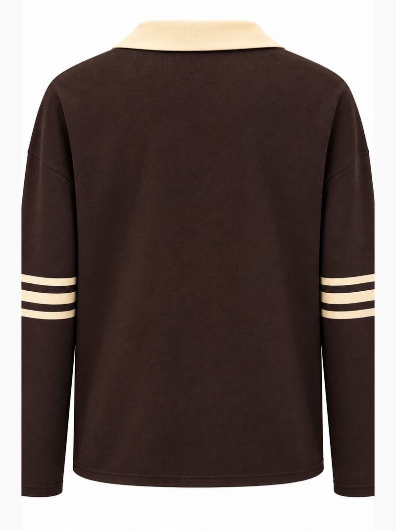 Sweatshirt de vestir sem fecho mixray Multicolorido - Kiabi