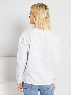 Sweatshirt 'desconfinamento' de conceção ecológica - Kiabi