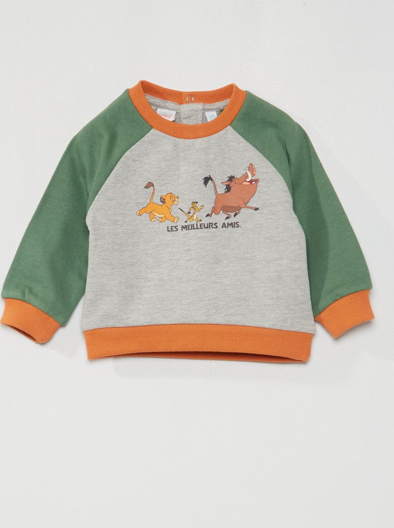 Sweatshirt 'Disney' Azul/ Cinza - Kiabi