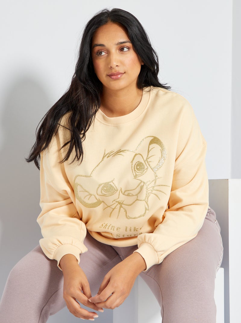 Sweatshirt 'Disney' BEGE - Kiabi
