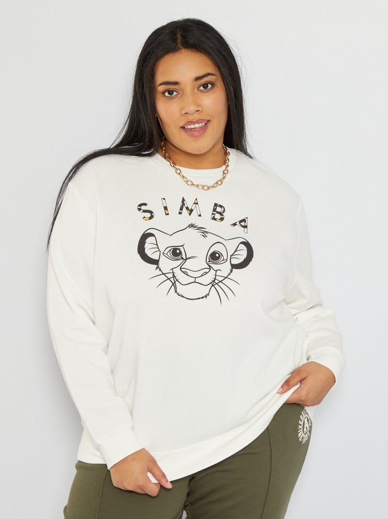 Sweatshirt 'Disney' BRANCO - Kiabi